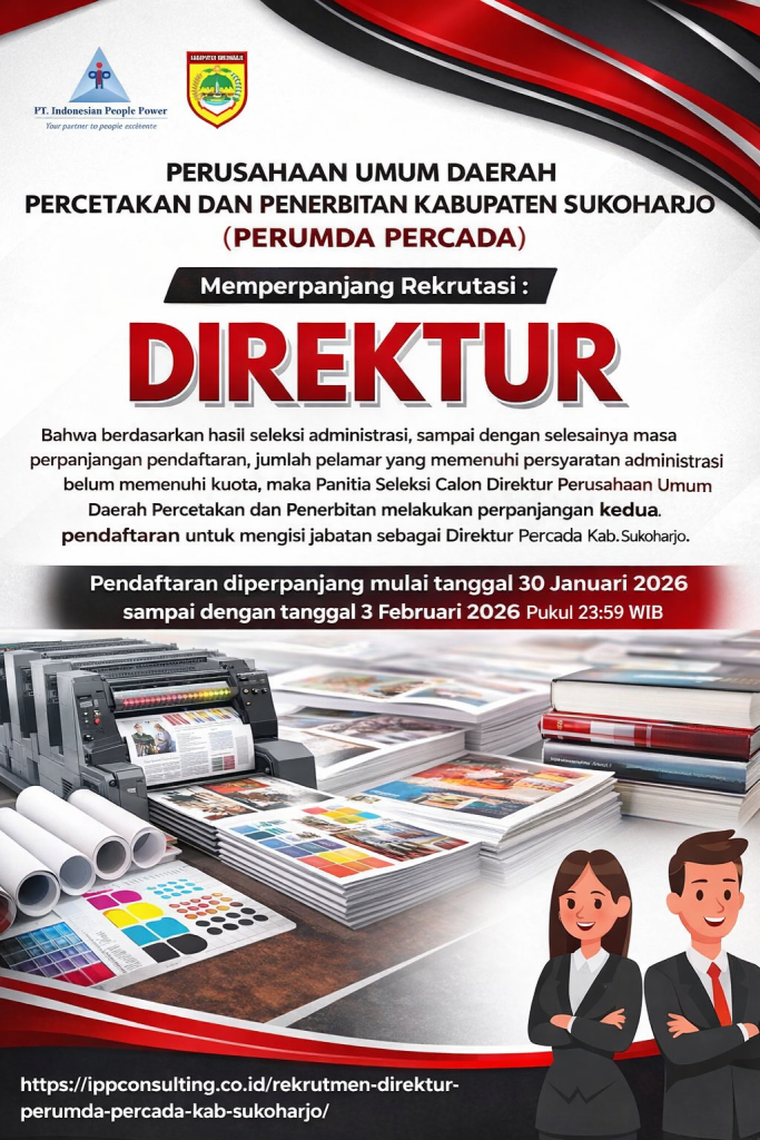 Perpanjangan Kedua Pendaftaran Calon Direktur PERCADA